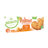 CIASTKA FRANCUSKIE MAŚLANE PALMIERY BIO 100 g - BISSON
