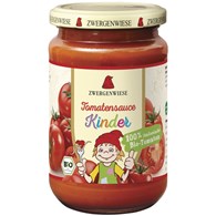 SOS POMIDOROWY DLA DZIECI BEZGLUTENOWY BIO 340 ml - ZWERGENWIESE