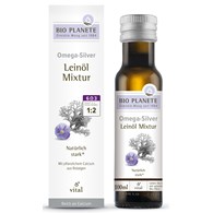 OMEGA SILVER - MIESZANKA Z OLEJEM LNIANYM (ALGI MORSKIE) BIO 100 ml - BIO PLANETE