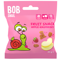 ŻELKI JABŁKO - MALINA BEZ ŻELATYNY BEZGLUTENOWE 20 g - BOB SNAIL