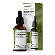 EKSTRAKTY W KROPLACH ASHWAGANDHA BEZGLUTENOWE 30 ml - PHARMOVIT (CLEAN LABEL)