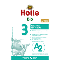 MLEKO A2 KROWIE 3 NASTĘPNE DLA NIEMOWLĄT PO 6 MIESIĄCU BIO 400 g - HOLLE