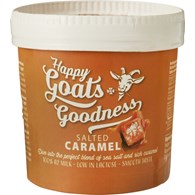 LODY O SMAKU KARMELOWYM Z SOSEM SŁONY KARMEL (Z KOZIEGO MLEKA) BIO 200 ml - HAPPY GOATS GOODNESS