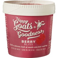 LODY WANILIOWE Z SOSEM MALINOWYM (Z KOZIEGO MLEKA) BIO 200 ml - HAPPY GOATS GOODNESS