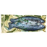 PSTRĄG TĘCZOWY Z ZIOŁAMI NA GRILLA (około 0,60 kg) - SMOLIN FISH (NA ZAMÓWIENIE)