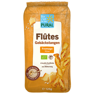 PALUSZKI Z CIASTA FRANCUSKIEGO Z SEREM BIO 125 g - PURAL