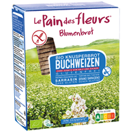 PIECZYWO CHRUPKIE PROTEINOWE GRYCZANE BEZ DODATKU SOLI I CUKRU BEZGLUTENOWE BIO 150 g - LE PAIN DES FLEURS