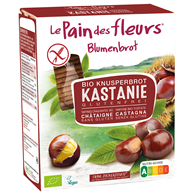 PIECZYWO CHRUPKIE BŁONNIKOWE KASZTANOWE BEZGLUTENOWE BIO 150 g - LE PAIN DES FLEURS