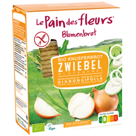 PIECZYWO CHRUPKIE CEBULOWE BEZGLUTENOWE BIO 150 g - LE PAIN DES FLEURS