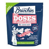 KAPSUŁKI DO PRANIA UNIWERSALNE KWIATOWE NA BAZIE SZAREGO MYDŁA (22 szt.) - BRIOCHIN