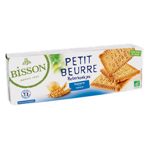 HERBATNIKI MAŚLANE PETIT BEURRE BIO 150 g - BISSON