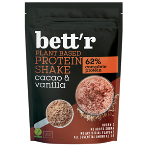 SHAKE PROTEINOWY KAKAO I WANILIA BEZ DODATKU CUKRÓW BIO 500 g - BETT'R