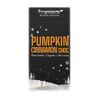 TABLICZKA KAKAOWA DYNIA - CYNAMON BEZGLUTENOWA BIO 60 g - BENJAMISSIMO (PRODUKT SEZONOWY)