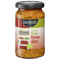 PESTO POMIDOROWE ŚWIEŻE BIO 165 g - BIO-VERDE