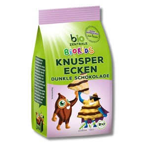 CHRUPKI KUKURYDZIANE PIRAMIDKI Z GORZKĄ CZEKOLADĄ BEZGLUTENOWE DLA DZIECI BIO 60 g - BIO ZENTRALE (BIOKIDS)