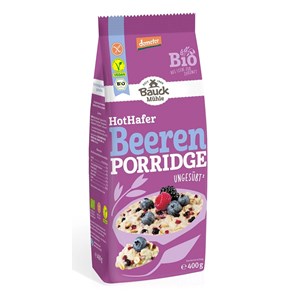 OWSIANKA Z OWOCAMI LEŚNYMI BEZ DODATKU CUKRÓW BEZGLUTENOWA DEMETER BIO 400 g - BAUCK HOF