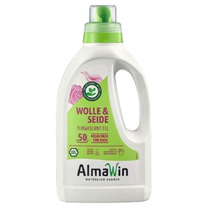 PŁYN DO PRANIA WEŁNIANYCH I JEDWABNYCH TKANIN (KONCENTRAT) ECO 750 ml (50 PRAŃ) - ALMAWIN