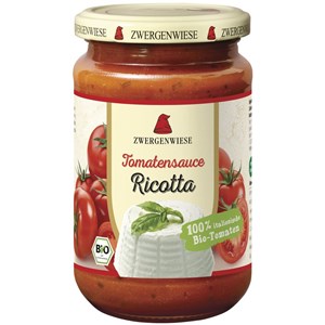 SOS POMIDOROWY Z RICOTTĄ BEZGLUTENOWY BIO 340 ml - ZWERGENWIESE