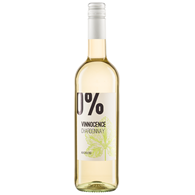 WINO BEZALKOHOLOWE CHARDONNAY BIAŁE SŁODKIE BIO 750 ml - VINNOCENCE