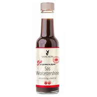 SOS WEGAŃSKI WORCESTERSHIRE BEZGLUTENOWY BIO 140 ml - SANCHON