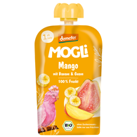 MUS BANAN - GUAWA - MANGO BEZ DODATKU CUKRÓW OD 1 ROKU DEMETER BIO 100 g - MOGLI