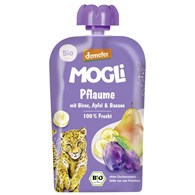 MUS ŚLIWKA - GRUSZKA - JABŁKO - BANAN BEZ DODATKU CUKRÓW OD 1 ROKU DEMETER BIO 100 g - MOGLI