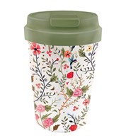 KUBEK PODRÓŻNY PTAKI I KWIATY 350 ml - CHIC-MIC