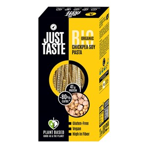 MAKARON PROTEINOWY (Z SOI I CIECIERZYCY) SPAGHETTI BEZGLUTENOWY BIO 250 g - JUST TASTE