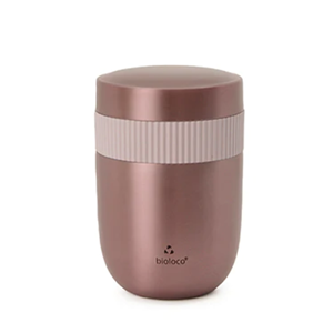 LUNCHPOT TERMICZNY DWUCZĘŚCIOWY RÓŻOWE ZŁOTO 420 ml + 200 ml - CHIC-MIC