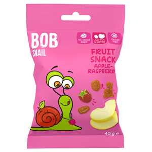 ŻELKI JABŁKO - MALINA BEZ ŻELATYNY BEZGLUTENOWE 40 g - BOB SNAIL
