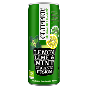 NAPÓJ OWOCOWY O SMAKU CYTRYNA - LIMONKA - MIĘTA BIO 250 ml - CLIPPER