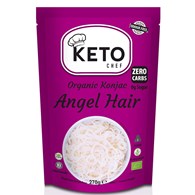 MAKARON (KONJAC) ANGEL HAIR BEZGLUTENOWY BIO 270 g (200 g) - KETO CHEF