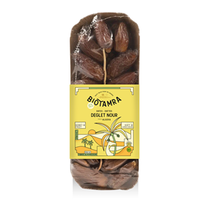 DAKTYLE DEGLET NOUR ŚWIEŻE Z PESTKĄ BIO 250 g - BIOTAMRA