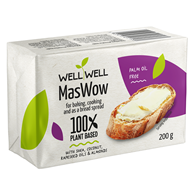 SMAROWIDŁO ROŚLINNE KOSTKA 200 g - WELL WELL