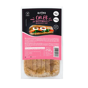 CHLEB BOCHENKOWY WIELOZIARNISTY JASNY BEZGLUTENOWY 250 g - GLUTENEX