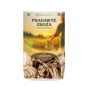 MAKARON (Z PŁASKURKI JASNY) GNIAZDA TAGLIATELLE BIO 250 g - BARTOLINI (PRADAWNE ZBOŻA)