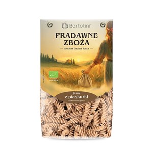 MAKARON (Z PŁASKURKI JASNY) ŚWIDERKI BIO 250 g - BARTOLINI (PRADAWNE ZBOŻA)