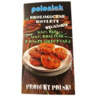 KOTLECIKI GRYCZANE WEGAŃSKIE BIO 140 g - POLONIAK