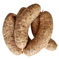 KIEŁBASA GRILLOWA Z MAJERANKIEM BIO 450 g - WASĄG (Z PÓŁKI)