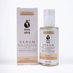 SERUM DO TWARZY WYGŁADZAJĄCO - REGENERUJĄCY 50 ml - TERRA ZDRÓJ (SERIA BOROWINOWA)