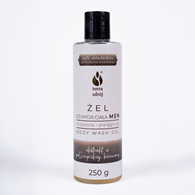 ŻEL POD PRYSZNIC DLA MĘŻCZYZN OCZYSZCZAJĄCO - PIELĘGNUJĄCY 250 g - TERRA ZDRÓJ (SERIA BOROWINOWA)