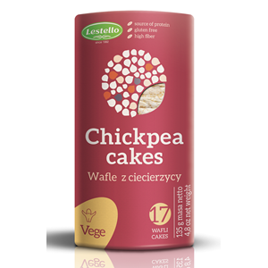 WAFLE Z CIECIERZYCY BEZGLUTENOWE 135 g - LESTELLO