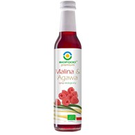 SYROP MALINA Z AGAWĄ BIO 250 ml - BIOFOOD