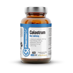 COLOSTRUM BOVINUM BEZGLUTENOWE 60 KAPSUŁEK - PHARMOVIT (CLEAN LABEL)