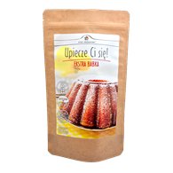 MIESZANKA DO WYPIEKU BABKI BEZ DODATKU CUKRÓW BEZGLUTENOWA 500 g - PIĘĆ PRZEMIAN (PRODUKT SEZONOWY)