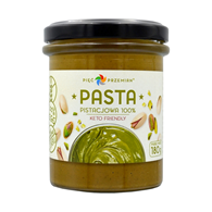 KREM Z PISTACJI 100 % BEZ DODATKU CUKRÓW BEZGLUTENOWY 180 g - PIĘĆ PRZEMIAN