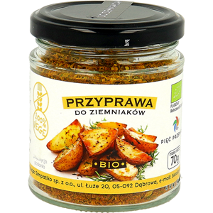 PRZYPRAWA DO ZIEMNIAKÓW BEZGLUTENOWA BIO 70 g - PIĘĆ PRZEMIAN