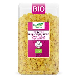 PŁATKI KUKURYDZIANE JASNE BEZ DODATKU CUKRÓW BIO 250 g - BIO PLANET