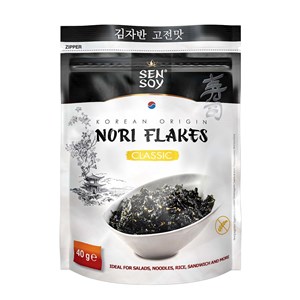 PŁATKI NORI KLASYCZNE BEZGLUTENOWE 40 g - SEN SOY