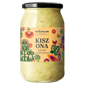 KAPUSTA KISZONA Z MARCHEWKĄ BIO 900 g (800 g) - DELIKATNA